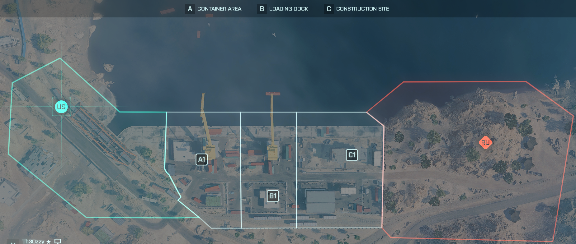 Map Layout of Arica Harbor - custom - Conquest - small
