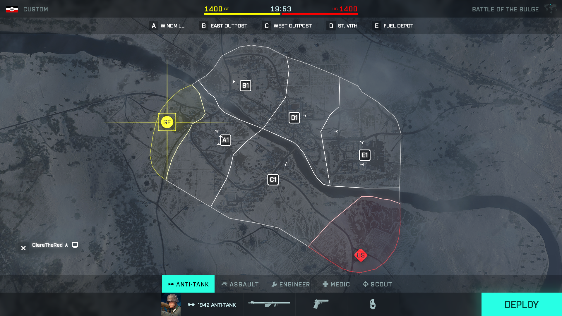 Map Layout of Battle of the Bulge - custom - Conquest - medium