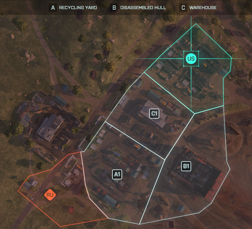 Map Layout of Discarded - custom - Conquest - small