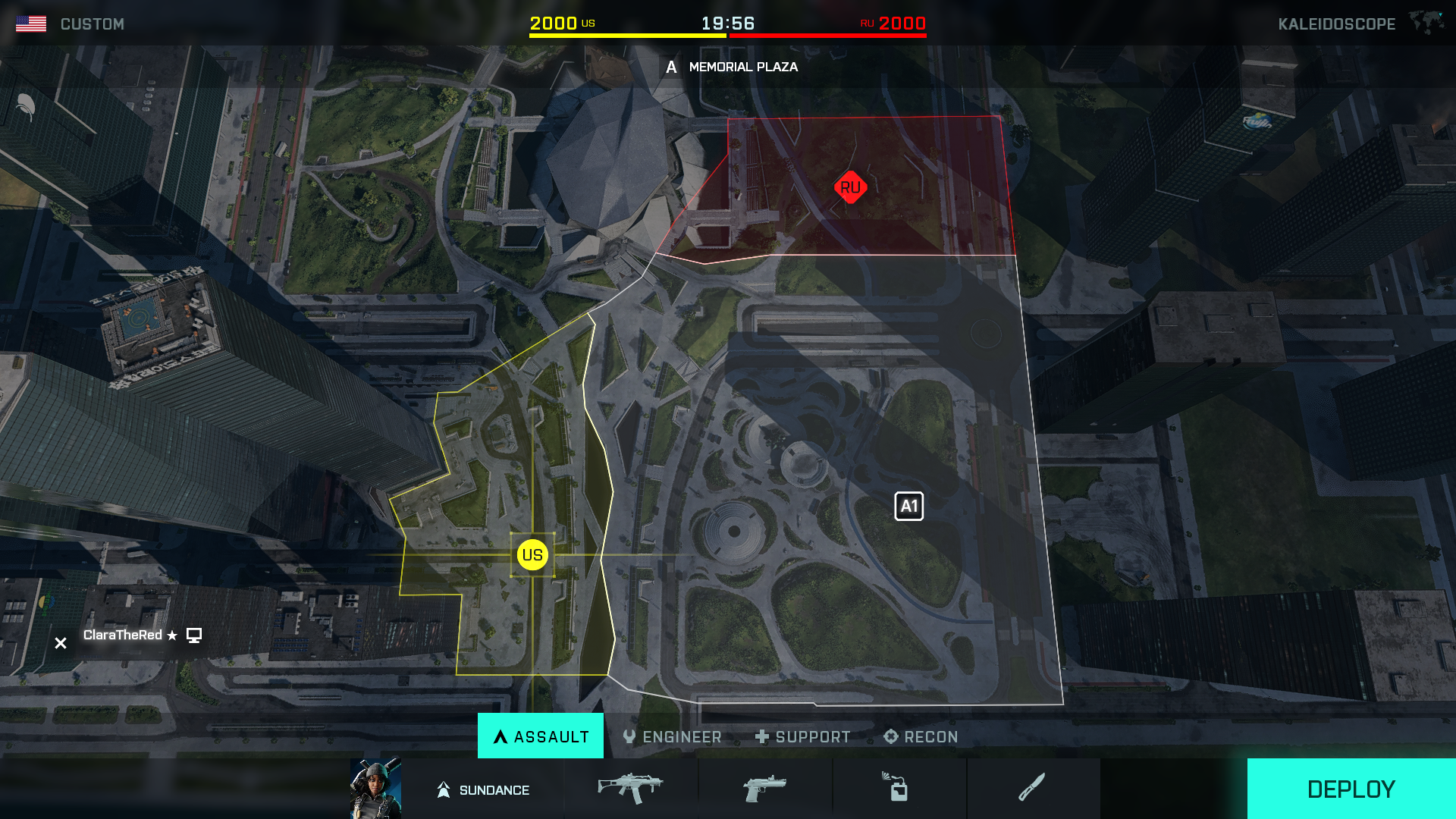 Map Layout of Kaleidoscope - custom - Conquest - small