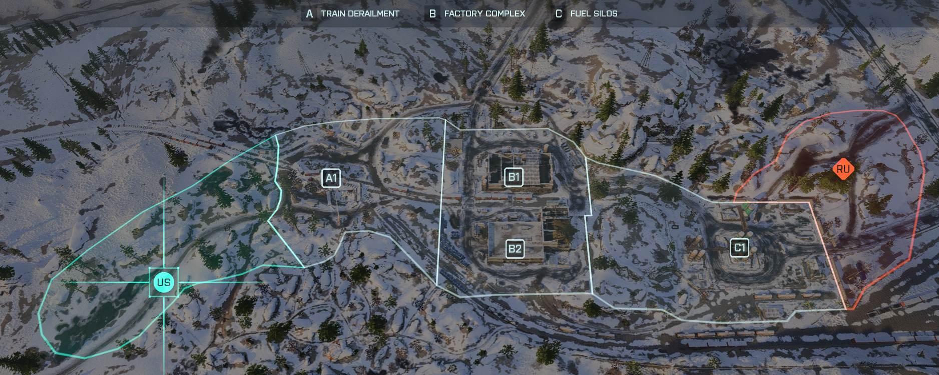 Map Layout of Reclaimed - custom - Conquest - small